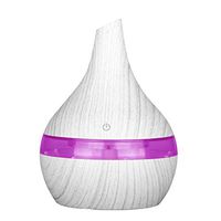 Fantastick 7 Color Night Light Wood Grain Humidifier Ultrasonic Essential Oil Diffuser