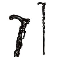 Wooden Walking Canes Crutches for Women Men Elegant Engraved Heavy Duty Lighgweight Vintage Mobility Aids Great Gift for Seniors