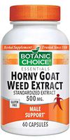 Botanic Choice Horny Goat Weed Extract 500 mg,60 Capsules