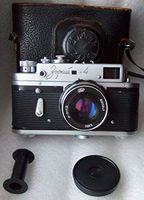 ZORKI-4 USSR Soviet Union Russian 35 mm Leica Copy rangefinder Film Camera with Industar 61