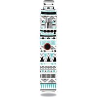 MightySkins Skin Compatible with Smok Stick V8 - Turquoise Tribal | Protective, Durable, and Unique Vinyl Decal wrap Cover | Easy to Apply, Remove, and Change Styles | Made in The USA