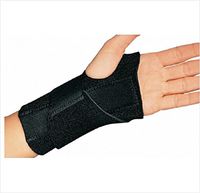 DJO Cinch-Lock Wrist Splint Neoprene Left Universal Black