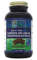 Green Pasture Blue Ice Royal Butter Oil/Fermented Cod Liver Oil Blend - Chocolate Cream Gel - 8.1 fl.oz