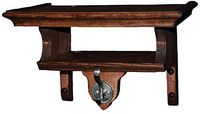 CPAP"Charlie" Shelf Double Red Oak Victorian