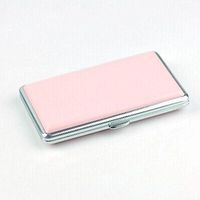 Cigarette Box,Fashion Slim Cigarette Case Cigarette Box for Women Lady-Pink