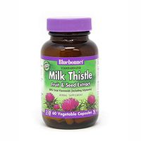 BlueBonnet Milk Thistle Fruit and Seed Extract Supplement, 60 Count