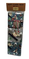 Merry Christmas Holiday Gifting Set of Three Novelty Gift Card Boxes (Polar Bears)