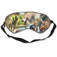 Sleep Mask Dinosaur Eye Cover Blackout Eye Masks,Breathable Blindfold