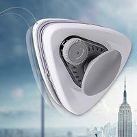 LZH FILTER Magnetic Window Cleaner, Double Side Magnetic Brush, Window Wiper Glass Cleaner Brush Tool for Washing Windows Glass Brush Cleaning Tool, Handheld Window Glass Cleaning Brush