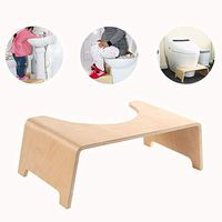 Squatty Potty Toilet Stool Toilet Stool Bathroom Stool Poop Stool For Squatty Posture Bamboo Squatting Toilet Stool Portable Bathroom Squatting Urinal Anti-Skid Heightened Thickened Stool Foot