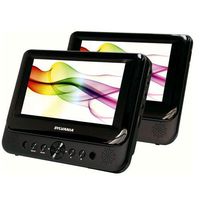 SYLVANIA 7in DUAL SCREEN PORTABLE DVD (Renewed)