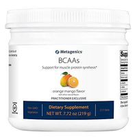 Metagenics BCAAs Powder 7.72 oz (219 g), Orange Mango Flavor, 30 Servings - Non-GMO, Gluten Free, Vegetarian