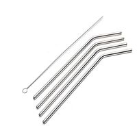 FDA Approved Reusable Stainless Steel Straw - Pieces of Stainless Steel Cutlery (Straws, Cleaning Brush) Iced Coffee Stirring Stick Drink Juice Bottle Straw Brush BEST for Family, Bar