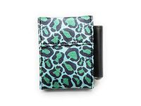 Fun & Colorful Kingsize Womens Fabric Cigarette Case with Lighter Pouch (Style 709C)