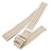 AsaTechmed Walking Gait Belt with Metal Buckle and Belt Loop Holder, Patient Transfer Belt - Mobility Aid for Caregivers, Nurses, Home Health Aides, Physical Therapists - Beige - 72"