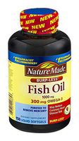 Nature Made Nat Made Fish Oil 1000Mg Burpless 150 Sg, Pack of 6