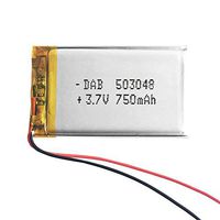 3.7V 750mAh 503048Lithium Polymer Ion Rechargeable Battery Lithium Polymer Li-Po Battery for MP4 GPS MP3 Bluetooth Stereo DIY Gift