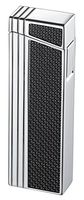 Visol Caseti Chrome Double Designed Compact Torch Flame Lighter