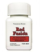 RedFusion Testosterone Booster and Male Performance, Stamina and Endurance Formula -12 Capsules