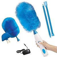 GTAIYH Electric Duster, 360 Degree Motorised Duster Dust Wand Household Cleaner Duster Cleaning Brush
