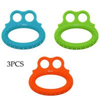 JJDD'G Finger Ball Exerciser Grip Ball Strength Forearm Wrist Stress Relief Ball Trainer, Rehabilitation for Athletes, Musicians & Physical Therapy,3pcs