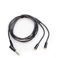 hellodigi MMCX Jack Replacement Cable, 32-Conductor OFC Audio Cord Detachable Headphone Cables with 3.5mm Standard Plug (Without Mic)