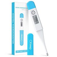 Thermometer for Fever, Quick Reading Digital Waterproof Oral Thermometer with Fever Indicator and Memory Recall, Best Accurate Rectum Armpit Reading Thermometer for Baby Kids and Adults