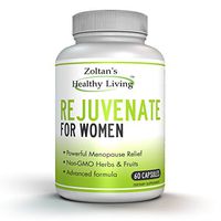 Powerful Menopause Relief Supplement with Non-GMO Herbs and Fruits, 60 Capsules by Zoltan’s Healthy Living