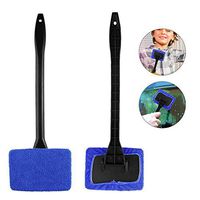GLOGLOW Car Window Cleaner Windshield Brush Automobile Window Dust Dirt Removal Tool Easy to Use(01)