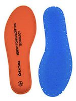 Knixmax Women Super Soft Memory Insoles Breathable Shoes Inserts Comfort Foot Support, Orange, 9