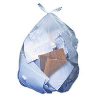 Heritage Low-Density Can Liners, 60 gal, 1. 1 mil, 38 x 58, Clear, 100/Carton