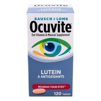 Bausch + Lomb Ocuvite with Lutein Tablets - 120 Tablets, Pack of 5