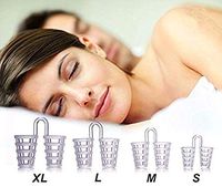 Snore Stopper Solution - Anti Snoring Nose Vents - Set of 4 Nasal Dilators - Natural Stop Snoring Devices - Reduce Snoring - Flexible, Hygienic, Easy to Use - Home and Travel Sleep Aid - Multiple Size