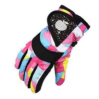 Lyperkin Child Winter Gloves, Warm Waterproof Windproof Gloves for Outdoor Snowboard Ski Sports
