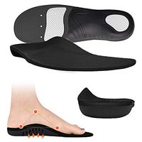 Aaister High Arch Support Orthotic Shoe Insoles for Men and Women, Shock Absorption Gel Cushion Sports Inserts for Flat Feet, Plantar Fasciitis, Feet Heel Pain Relief