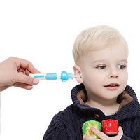 Gplveoq Electronic Ear Cleaner,Vacuum Earwax Sucker for Baby Adults,LED Glowing PVC Ear Spoon,Earwax Removal and Ear Canal Cleaning Tool