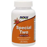 NOW Supplements, Special Two with Super Greens & Herbal Extracts, 180 Tablets