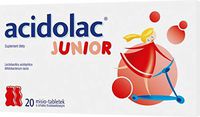 Acidolac Junior Dietary Supplement 20tabs - Strawberry Flavor