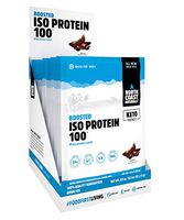 North Coast Naturals- Grass Fed Iso Protein 100- Whey Protein Powder Fortified with The prebiotic Inulin and probiotic for Healthy Immune System -12 x 31 g / 1.09 oz - Chocolate