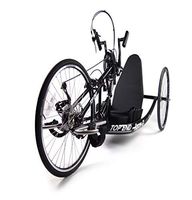Top End Force-3 Stock Handcycle, 17-inch Seat Width, Black with Disc Brake, 60121611