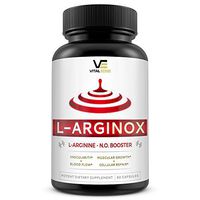 L-Arginox | L-Arginine - Nitric Oxide Booster - Over 1500mg Muscle Building, Strength, Endurance, Vascular, Pump, Circulation, Blood Flow, L-Ornithine to L-Citrulline, Supplement Pills