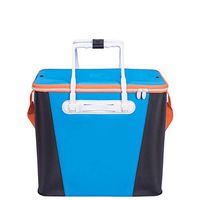 Fishing Bucket EVA Fish Protection Bucket Fishing Gear Bag Bucket Car Box Storage Box Bucket Collapsible Water Bucket (Color : Blue, Size : 48x25x47cm)