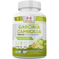 100% Pure Garcinia Cambogia Extract with 95% HCA - Manage Food Cravings - Best Carb Blocker for Women & Men - Max Strength Garcinia Cambogia Raw Diet Pills Made in USA - 60 Veggie Capsules