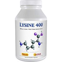 Andrew Lessman Lysine 400-360 Capsules – Natural Source of 100% Pure Essential Amino Acid. Supports Fat Burning and Energy Metabolism. Supports Bones, Joints, Connective Tissue. No Additives