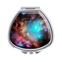 Galaxy Design Pill Case Box Western Medicine Tablet Holder Decorative Pill Box for Pocket or Purse