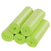 Shi’s Compostable Trash Bags Biodegradable Trash Bags - Earth Friendly 4-6 Gallon Compostable Trash Bags - 100 Bags in a Pack