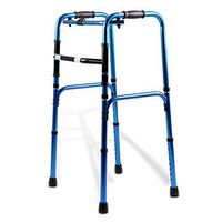 LJHHH Folding Rollator Walker,Folding Four-Legged Walking Stick,Lightweight Aluminium Walking Mobility Aid for Elderly