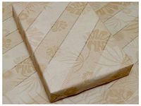 eVincE Classic Textured Matte Floral Gift Wrapping Papers | Soft Paper to wrap in Style | Fun Facts of Flowers for All Occassion Gifts Wrapping | Set of 10 Sheets (42 x 68 cms)(Brown)