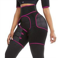 Ralukiia Thigh Trimmer Trainer High Waist Thigh Shaper Butt Lifter Training Ultra Light Thigh Support Shapewear for Women (Pink, M)