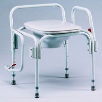 Adjustable Drop Arm Commode